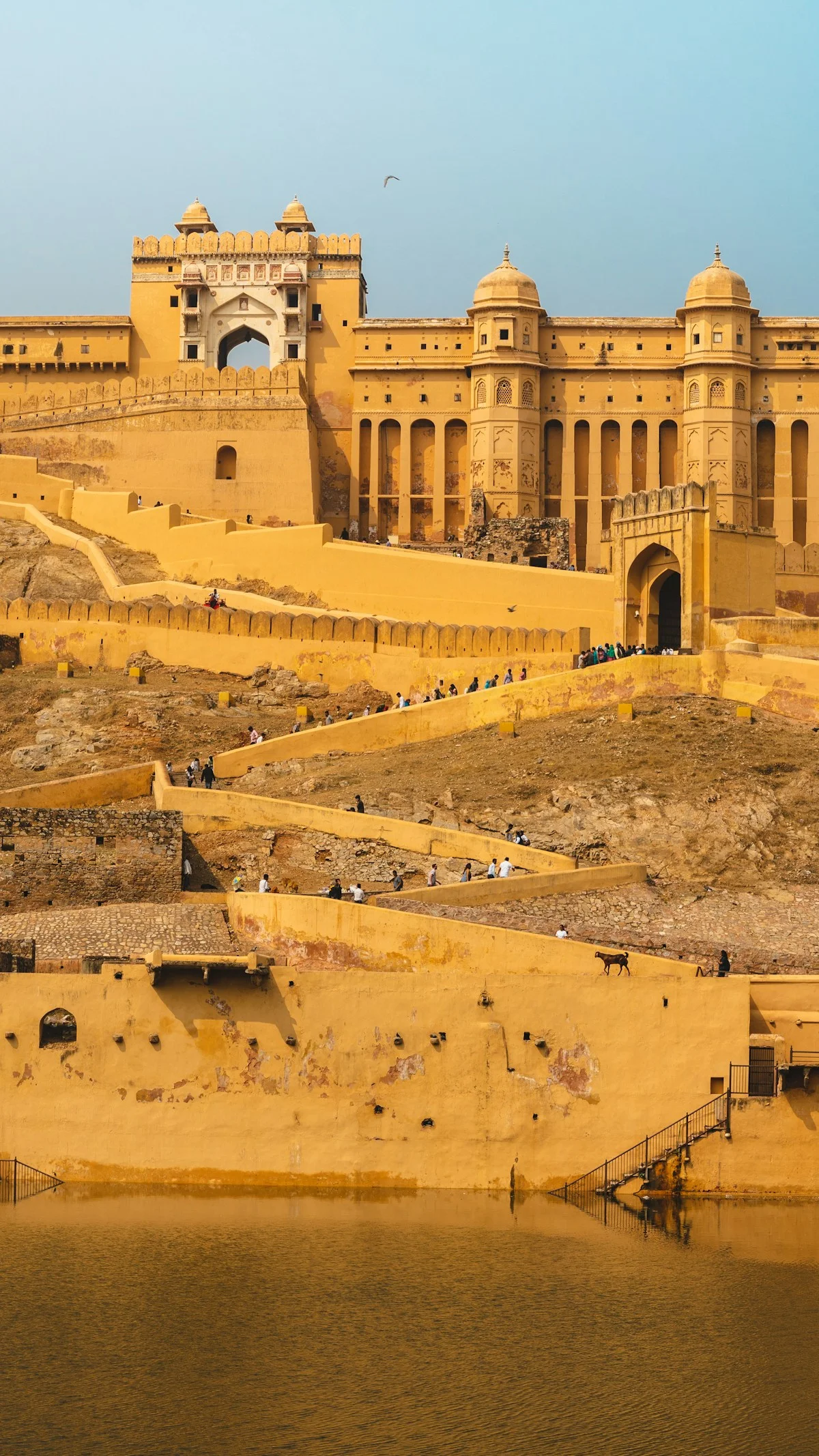 Traditional Rajasthani handcrafted stone architecture